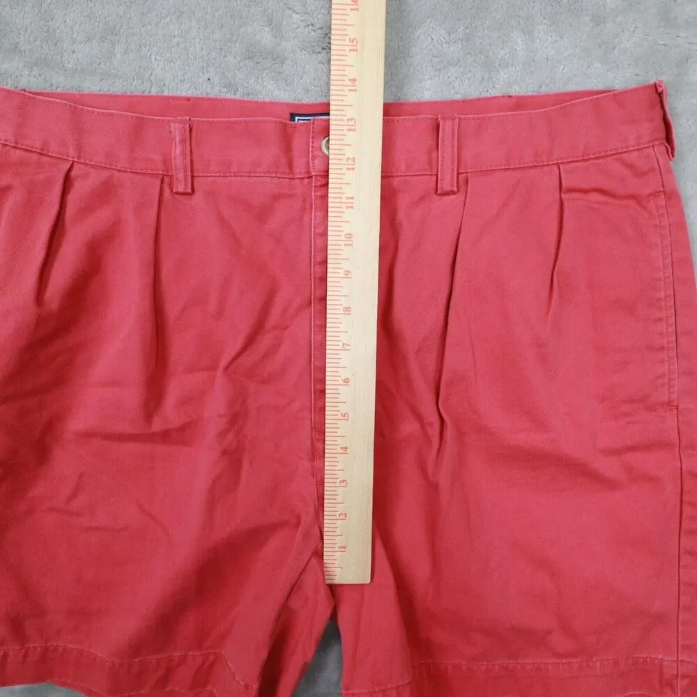 Polo Ralph Lauren Vintage‎ Men's Light Red Faded Pleat Front Shorts size 36